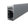 Soklové (obvodové, dekorační) - Hliníkový LED profil WALL - LINE, šedý, 2m, LP419GR - foto 8