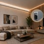 Soklové (obvodové, dekorační) - Hliníkový LED profil WALL - LINE, šedý, 2m, LP419GR - foto 7