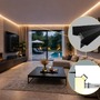 Soklové (obvodové, dekorační) - Hliníkový LED profil WALL-GLOW 45, černý, 2m, LP507B - foto 5