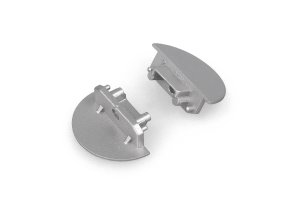 Difuzory a koncovky - GROOVE14 koncovka GEN2 s otvorem stříbrná