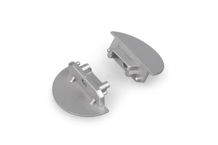 Difuzory a koncovky - GROOVE14 koncovka GEN2 s otvorem stříbrná - foto 1