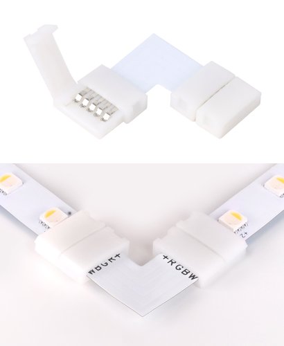 Konektory a spojky - RGBW click spojka L, 5pinový, IP20, LS5C-12, Mi-light - foto 1