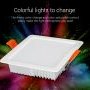 Vestavné svítidla - 9W LED čtvercové svítidlo downlight RGB+CCT, RF 2.4GHz, FUT064, Mi-Light - foto 12