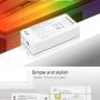 Ovladače, řídící jednotky - Zigbee přijímač pro RGB LED pásky, 12-24VDC, 12A, Zigbee 3.0, Hue, Echo, FUT037Z, Mi-light - foto 11