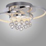 Dekorativní - PN 6267-17 ROTAZO LED stropní svítidlo chrom s křišťalovými přívěsky  krokově stmívatelné 3000K - PAUL NEUHAUS - foto 8