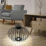 Na stůl - LD 19305-18 AKUBA LED stolní lampa průměr 46cm černá na baterie USB IP44 stmívatelné dotykem 2700K - JUST LIGHT - foto 8