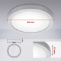 Kruhová - BRI 7141414 LED stropní svítidlo, pr. 30 cm, 21,4 W, matný chrom (starý kód: BRI 7141-414) - BRILONER - foto 8