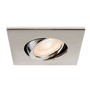 Pro zapuštěná svítidla - LA 1007186 UNIVERSAL DOWNLIGHT kryt pro downlight IP20, výkyvný, hranatý, hliník - BIG WHITE (SLV) - foto 8