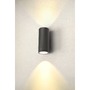 Nástěnná - LA 1003441 ENOLA ROUND UP/DOWN L Outdoor, nástěnné LED svítidlo, antracitové, CCT 3000/4000K - BIG WHITE (SLV) - foto 8