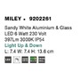 Nástěnná - NV 9202261 Venkovní nástěnné svítidlo MILEY bílý hliník a sklo LED 7W 3000K 200-240V IP54 světlo nahoru a dolů - NOVA LUCE - foto 8