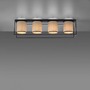 Dekorativní - LD 15304-18 RAVEN LED stropní svítidlo látkové stínidlo 4 ramenné černá jednoduchý design - LEUCHTEN DIREKT / JUST LIGHT - foto 8