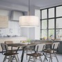 Kruhová - LD 14181-16 GREEN SOFI LED závěsné svítidlo černé s imitací dřeva 1 ramenné nadčasový design - LEUCHTEN DIREKT / JUST LIGHT - foto 8