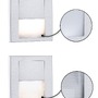 Zapuštěná - P 80000 LED vestavné svítidlo do zdi Tsaro hranaté 80x36mm 1W 230V 2700K matný chrom - PAULMANN - foto 8