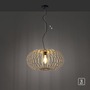Dekorativní - LD 11409-79 RACOON LED závěsné svítidlo přírodní dřevo 1 ramenné ellipsenförmig Hängežárovka - LEUCHTEN DIREKT / JUST LIGHT - foto 8