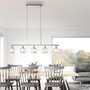 Podélná - LD 15375-17 ACCOR LED závěsné svítidlo 5 ramenné lesklý chrom do jídelny - LEUCHTEN DIREKT / JUST LIGHT - foto 8