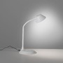 Stolní lampy pracovní - LD 14414-16 PUCKI LED stolní lampa bílá bezdrátové nabíjení telefonu dotykový stmívač flexibilní otočné 3000K - JUST LIGHT - foto 8