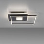 Hranatá - LD 15045-18 DOMINO LED stropní svítidlo hranaté Switchmo černá 3 krokové stmívání moderní krokově stmívatelné 3000K - LEUCHTEN DIREKT / JUST LIGHT - foto 8