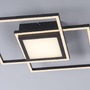 Hranatá - LD 14144-18 ASMIN LED stropní svítidlo černé hranaté s nastavitelnými zónami klasickým vypínačem 3000K - LEUCHTEN DIREKT / JUST LIGHT - foto 8