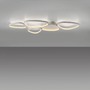 Dekorativní - LD 14045-16 PEBBLES LED stropní svítidlo bílé paměťová funkce do obývacího pokoje krokově stmívatelné 3000K - JUST LIGHT - foto 8