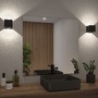 Nepřímé osvětlení - P 71282 LED nabíjecí nástěnné svítidlo Nyara IP44 3000K 100x100mm 2x1W černá - PAULMANN - foto 8