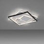Hranatá - PN 6390-16 MAILAK LED stropní svítidlo hranaté černá/bílá, přepínatelné teple bílé světlo 3000K - PAUL NEUHAUS - foto 8