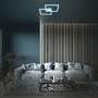 Hranatá - BRILO 3755-019 RGB CCT LED stropní svítidlo, 59,7 cm, 44 W, 4400 lm, hliník - BRILO - foto 8