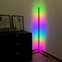 Stojací lampy - BRILO 1203015 RGBIC LED stojanová lampa, dálkový ovladač, Gaming Deko, stmívatelné, 143 cm, časovač - BRILO - foto 8