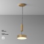 Kruhová - M C032CL-24W3K-RD-MG Stropní svítidlo Zon 24W 120d C032CL-24W3K-RD-MG - MAYTONI - foto 8