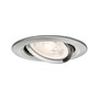Kruhová - P 92327 LED vestavné svítidlo 3-krokové-stmívatelné Nova GU10 Flat výklopné 3x4,9W 230V stmívatelné 2700K kov kartáčovaný - PAULMANN - foto 8