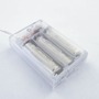 LED osvětlení na BATERIE - DLED BL52 DECOLED LED světelný řetěz na baterie, bílé proutěné hvězdy, teple bílá, 10 diod, 2,8 m - foto 8