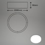 Kruhová - BRILO 3709-016 RGBW LED přisazené svítidlo pr. 38 cm, 22 W, 2900 lm, bílé - BRILO - foto 8