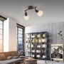 Bodová - LD 12151-18 LOKI LED stropní svítidlo 2 ramenné černé otočné spoty nadčasový design 3000K - JUST LIGHT - foto 8
