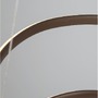 Kruhová - NV 9147113 Závěsné svítidlo MENTON kávově hnědý hliník a akryl LED 43W 230V 3000K IP20 stmívatelné - NOVA LUCE - foto 8