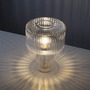 Stolní lampy dekorační - PN 4092-00 FUNGUS LED stolní lampa transparentní, sklo tvaru houby, pr.25cm, vypínač - PAUL NEUHAUS - foto 8