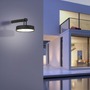 Dekorativní - LD 19312-18 ARMA LED nástěnné svítidlo na baterie černé stmívatelné dotykem IP44 paměťová funkce 2700K - JUST LIGHT - foto 8