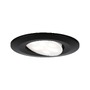 Koupelnová - P 92461 LED vestavné svítidlo Calla výklopné IP65 kruhové 90mm 30° 6W 230V 4000K černá mat - PAULMANN - foto 8