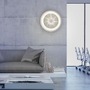 Kruhová - LD 14384-16 VERTIGO LED stropní svítidlo bílé šedá 50x50 kruhové křišťálový efekt stmívatelné CCT 2700-5000K - LEUCHTEN DIREKT / JUST LIGHT - foto 8