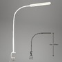 Stolní lampy pracovní - BRILO 2389-016 LED CCT dotykový vypínač svítidlo se svorkou 110 cm 8W 600lm bílé - BRILO - foto 8