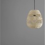 Dekorativní - NV 9586501 Závěsné svítidlo MARLO přírodní ratan černý kabel E27 1x12W 230V IP20 bez žárovky - NOVA LUCE - foto 8