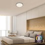 Kruhová - BRILO 3064-015 Hvězdné nebe CCT LED stropní svítidlo, pr. 33,3 cm, 24 W, 2500 lm, černá - BRILO - foto 8