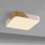 Hranatá - LD 14289-16 BILA LED stropní svítidlo hranaté bílé dřevodekor nadčasový design 3000K - JUST LIGHT - foto 8