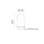 Stolní lampy dekorační - AR 0180020A Gople Plug - ARTEMIDE - foto 8