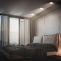 Koupelnová - BRI 3945034 Fungo vestavné bodové svítidlo 100mm 3ks sada - 7W, 700lm, LED, stmívatelné, IP65, matný chrom - BRILONER - foto 8