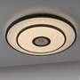 Kruhová - LD 15456-18 LED stropní svítidlo TURANUS, černá, kruhové, 50 cm, hvězdné nebe, 3000K - JUST LIGHT - foto 8