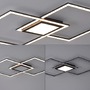 Hranatá - LD 14695-18 ASMIN LED stropní svítidlo 106x37cm, černá, ploché, paměťová funkce, panel 3000K - LEUCHTEN DIREKT / JUST LIGHT - foto 8