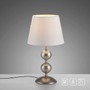 Stolní lampy dekorační - LD 14194-97 SIENA stolní lampa krémová bronzová s bílým textilním stínítkem šňůrový vypínač - JUST LIGHT - foto 8
