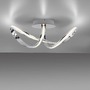 Dekorativní - PN 8331-17 MELINDA LED stropní svítidlo chrom stmívatelné paměťová funkce teplá bílá SimplyDim 3000K - PAUL NEUHAUS - foto 8