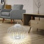Na stůl - LD 19305-16 AKUBA LED stolní lampa průměr 46cm bílé na baterie USB IP44 stmívatelné dotykem 2700K - JUST LIGHT - foto 8