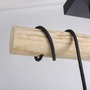 Podélná - LD 15782-29 GREEN TRIB LED stropní svítidlo přírodní dřevo 2 ramenné látkové stínidlo venkovský design do interiéru - LEUCHTEN DIREKT / JUST LIGHT - foto 8