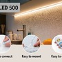 Pracovní osvětlení - P 71047 MaxLED 500 LED Strip Full-Line COB samostatný pásek 2,5m 15W 480LEDs/m 2700K - PAULMANN - foto 8